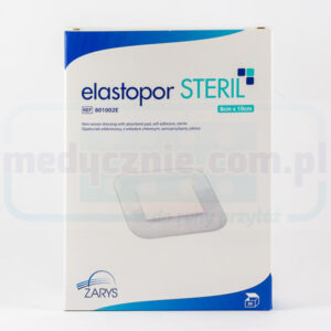 Opatrunek z wkładem chłonnym ELASTOPOR Steril 8* 10cm 30szt